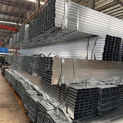CHINA FACTORY HOLLOW SQUARE PIPE HOT DIP ΓΑΛΒΑΝΙΣΜΕΝΟΣ ΣΩΛΗΝΑΣ ΟΡΘΟΓΩΝΙΚΟΣ ΣΩΛΗΝΑΣ 50Χ100