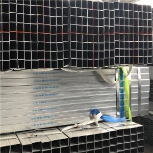 Q215 1.4 mm πάχος τοιχώματος προ-γαλβανισμένος ορθογώνιος χάλυβας σωλήνας