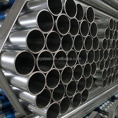 Λεπτό τοίχωμα Ms Pre Galvanized Στρογγυλός Χαλύβδινος Σωλήνας